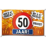 Spandoek vlag XXL 50 Jaar