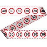 Afzetlint 30 jaar Verkeersbord