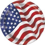 USA Vlag Bord 18 cm