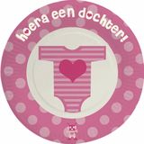Beschuit Bordjes Hoera een Dochter