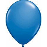 Metallic Ballonnen Donker Blauw - 100 Stuks