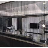 Brandvertragende Draadjesgordijnen Zwart 300x500cm