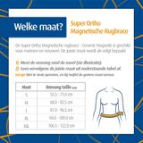 Super Ortho Magnetische rugbrace - Ceramic Magnetic size: Maat XL