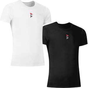 Gladiator Sports Compressie shirt - Heren (Leverbaar in Zwart en Wit) size: M