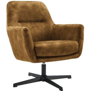 Profijt Meubel Draaifauteuil Tarkio velvet cognac