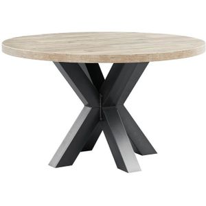 Profijt Meubel Ronde eettafel met spinpoot Ø130cm Silvares