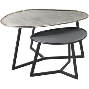 Profijt Meubel Bijzettafelset Novato 38 en 55 cm