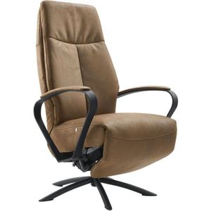 Profijt Meubel Relaxfauteuil Beltra elektrisch large microleder bruin