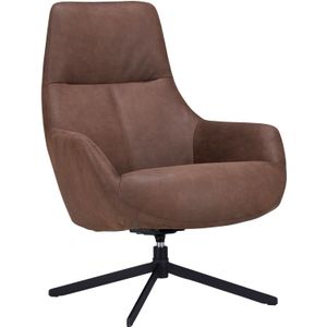Profijt Meubel Draaifauteuil Kenmare microleder donkerbruin