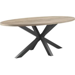 Profijt Meubel Ovale eettafel 220x120 Mortara