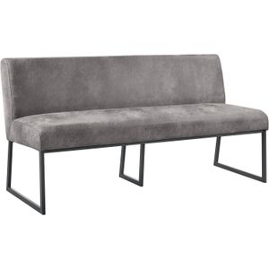 Profijt Meubel Eetkamerbank Thurso 170 cm microleder grijs