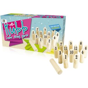 Kubb spel met cijfers - 32 cm