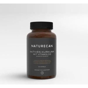 Actieve Curcumine - 500 mg - Met Vitamine D - Capsules - Geschikt voor Vegetariërs