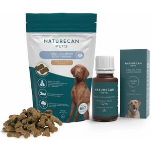 CBD Bundel voor Angstige Honden-Gemiddeld / 10ml / 120 stuks