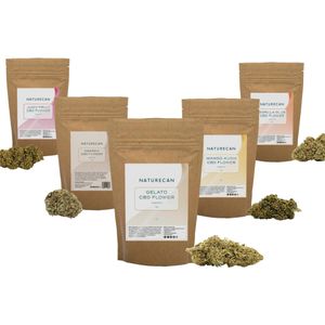 CBD Bloemen - Proefpakket-5x 10 gram