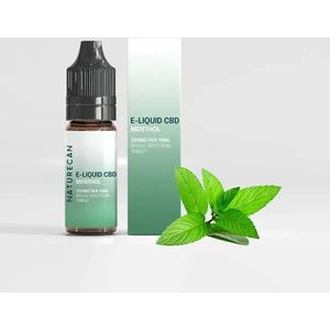 CBD - E-Liquid - Menthol - 10ml - 0% Nicotine - Vegan