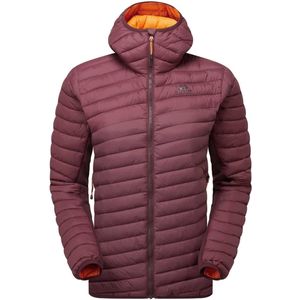 Mountain Equipment Particle Hooded Polarloft Jacke Women's Damen Wanderjacke (Beere 36/38 Größe) _Skibekleidung