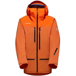 Mammut Eiger Free Pro HS Gore-Tex Hooded Jacke M Herren (Orange S Größe) Hardshelljacken