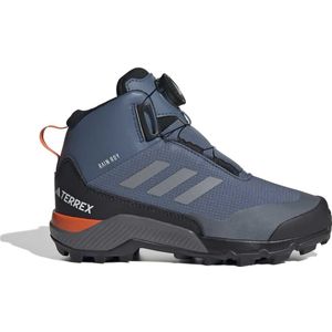 adidas Terrex Kinder Winter Mid Boa Rain Ready K (Blau 31 UK) Winterstiefel