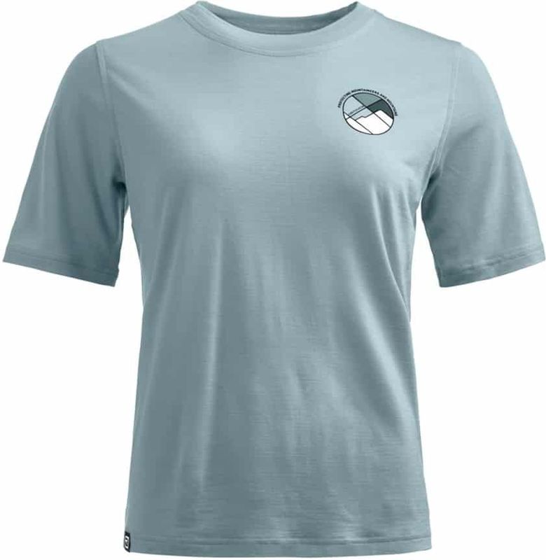 Ortovox 140 Cool Round Landscape T-Shirt W Damen (Hellgrau S Größe)