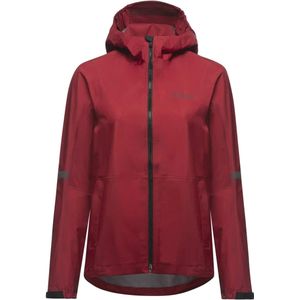GOREWEAR Lupra Gore-Tex Hooded Damen Regenjacke (Rot XL Größe) Regenjacken