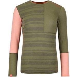 Ortovox 185 Rock'n'Wool Long Sleeve W Damen Funktionsunterhemd (Oliv L Größe) Freeridebekleidung