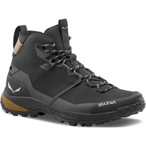Salewa Puez 2 Mid PTX M Herren Trekkingschuhe (Schwarz 12 UK, 47 EU) Trekkingschuhe