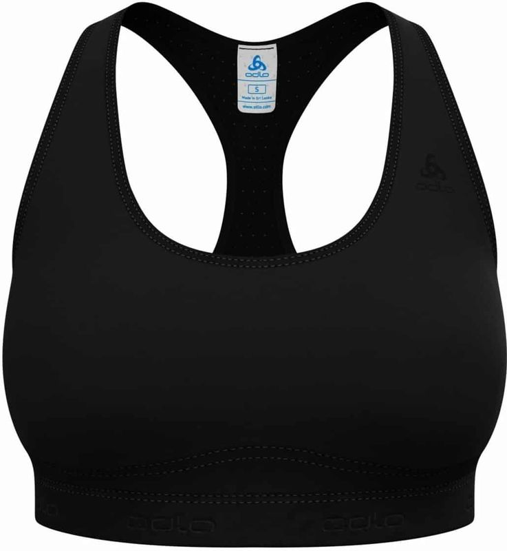 Odlo Sport Bra Ascent PW Medium Damen (Schwarz XS) Laufbekleidung