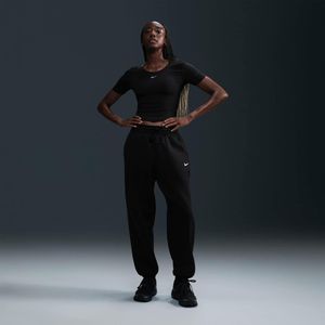 Nike W NSW Phoenix Flee HR OS Pant 2 Damen (Schwarz L) z_old_Fitnessbekleidung