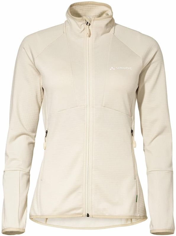 Vaude Wo Monviso Fleece FZ Jacke II Damen Wanderjacke (Weiß 44 Größe) _Fitnessbekleidung