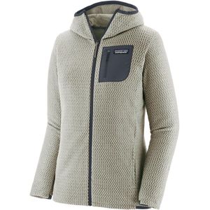 Patagonia W's R1 Air Full-Zip Hoody Damen Wanderjacke (Weiß M Größe) _Fitnessbekleidung