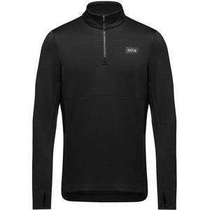 GOREWEAR Everyday Thermo 1/4-Zip Womens Damen Laufshirt (Schwarz 36 Größe) Walkingbekleidung