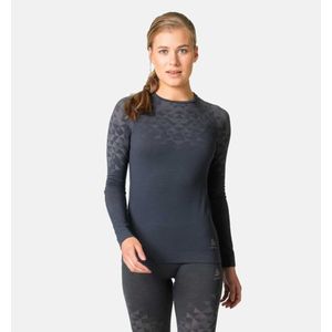Odlo Kinship PW200 Bl Top Crew Neck L/S W Damen (Dunkelblau XL Größe) Freeridebekleidung