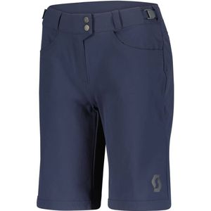Scott SCO Shorts Ws Trail Flow w/pad Damen Fahrradhose (Dunkelblau L Größe) Fahrradbekleidung