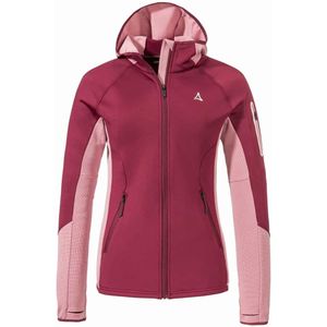 Schöffel Fleece Hoody Lodron L Damen Wanderjacke (Beere 40 Größe) _Fleecejacken