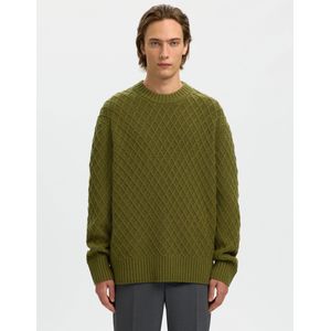 Gestructureerde Pullover Met Ronde Hals