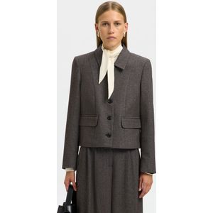 Cropped Slim Fit Blazer