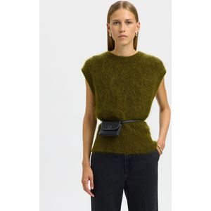 Mohairmix Gebreid Gilet