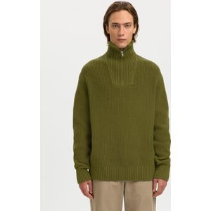 Katoenmix Trui Met Rits