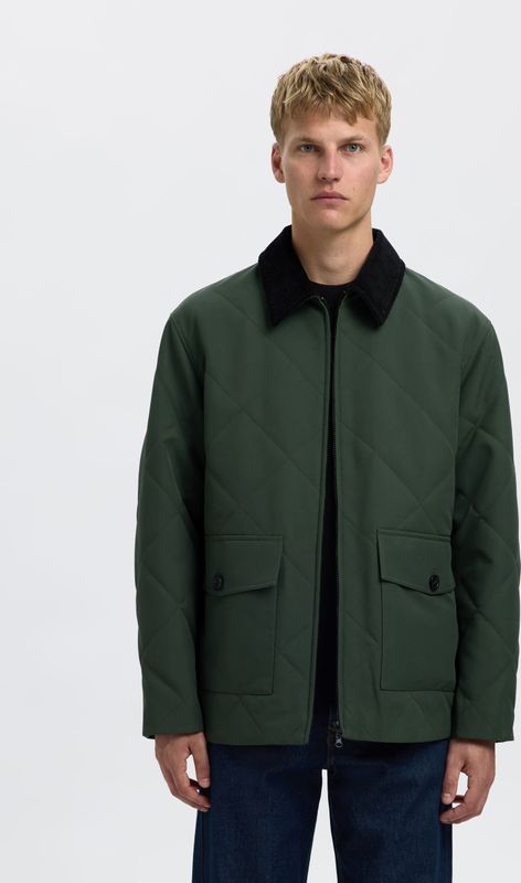 Doorgestikte Gewatteerde Jas