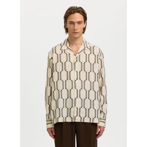 Bedrukt Overhemd Met Lange Mouwen