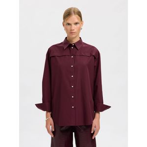 Oversized Katoen Overhemd Met Lange Mouwen