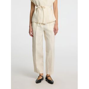 100% Linnen Barrel Fit Broek