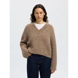 Selected Femme - Anjuli - Trui - Bruin - Dames