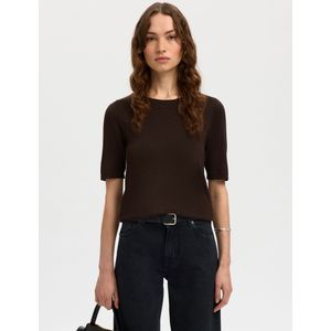 Glitter - Gebreide Top - Halflange Mouwen - Loose Fit