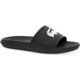 Lacoste Croco Slide slippers heren zwart/wit