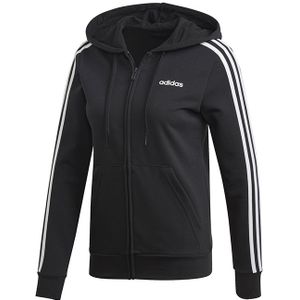 adidas Essentials 3 Stripes vest dames zwart/wit adidas Essentials 3 Stripes vest dames zwart/wit