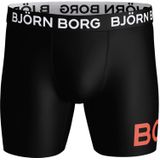 Bjorn Borg LA Performance boxershort 1-pack heren zwart/oranje