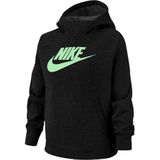 Nike Sportswear hoodie meisjes zwart/lime