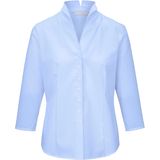 Blouse 3/4 mouwen Eterna blauw